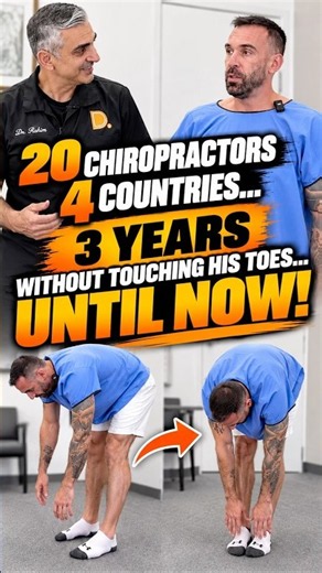 20 Chiropractors Later… He Finally Touched His Toes! 😳 Dr. Rahim