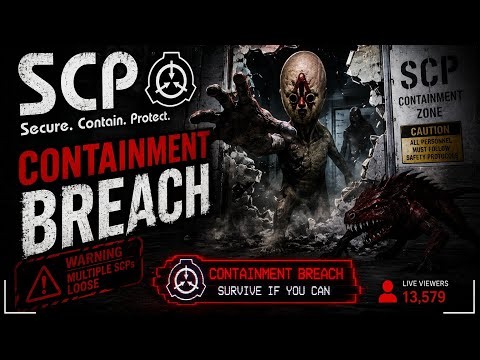 SCP CONTAINMENT BREACH 🔴 LIVE -- Can I survive the Foundation?!