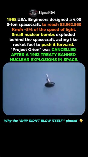 Spaceship Powered by Nuclear Bombs 💥