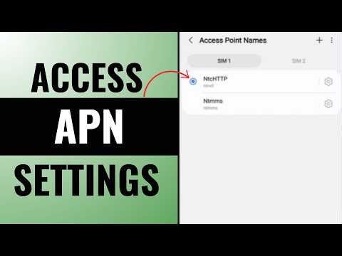 How to Access APN Settings on Android