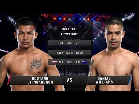 Rodtang 🇹🇭 vs. Danial Williams 🇦🇺 | Muay Thai Full Fight