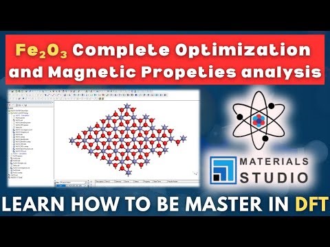 Master Magnetic Materials Simulation: Optimize Fe₂O₃ in CASTEP 2025 #dft #materialsscience