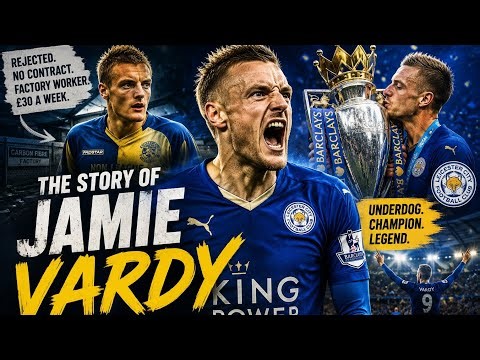 “The Story of Jamie Vardy | From Factory Worker to Premier League 