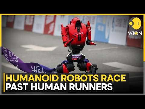 Humanoid Robots Compete in Beijing Half-Marathon | WION News