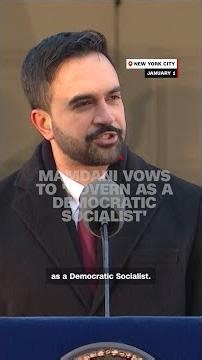 Mamdani vows to 'govern as a Democratic Socialist'