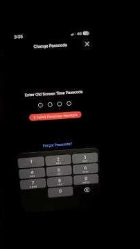 Screen Time Passcode Recovery Trick ⚡️#screentimerecovery #iphonetips #PasscodeRecovery