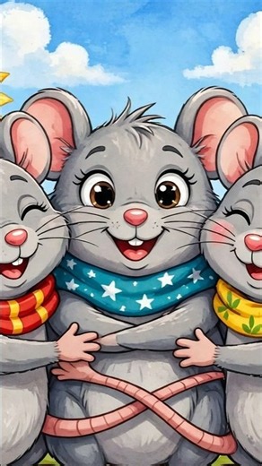 Three Blind Mice 🐭 | Sing-Along Nursery Rhyme for Kids | Kid's Favorite
