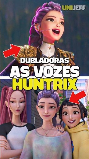As dubladoras das Huntrix #guerreirasdokpop