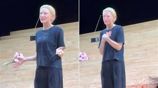 Cate Blanchett begs audience not to film her new play