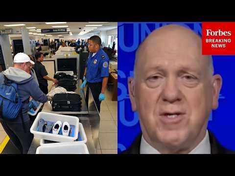 Reporter Asks Tom Homan: Why Weren't Funds Moved Around To Pay TSA Agents Sooner Amid Shutdown?