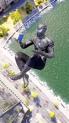 Marvel’s Spiderman-2 Sam raimi OG Black symbiote Suit Peter parker web swinging #shorts #spiderman