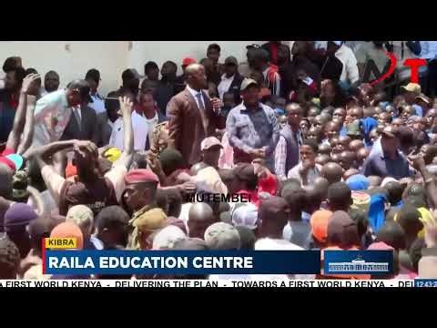 “BIG SCENE! Raila Junior’s Powerful Speech Steals Attention at Kibra Rally!”
