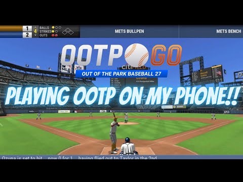 INSANE MOBILE BASEBALL SIM! ⚾ Playing OOTP Go on My Phone Like a GM! 📱🔥 #OOTPGo #BaseballSim