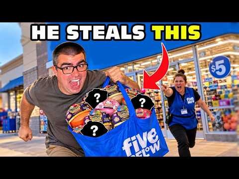 Daddy Temper Tantrum STEALS 60 Dumplings From Five Below! [Original]