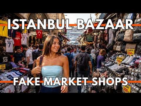 ISTANBUL TURKEY 2026 4K WALKING TOUR | Grand Bazaar Fake Market, Cheap Shopping & Eminönü Bazaar