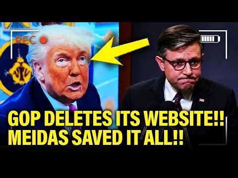 🚨GOP DELETES its WEBSITE after Election…MEIDAS SAVED IT!!!