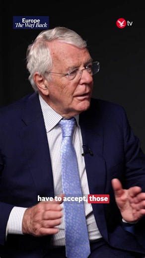 Change is coming: John Major says the next generation will lead Britain's return to Europe