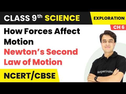 Newton’s Second Law of Motion - How Forces Affect Motion | Class 9th Science | Chapter 6 | CBSE