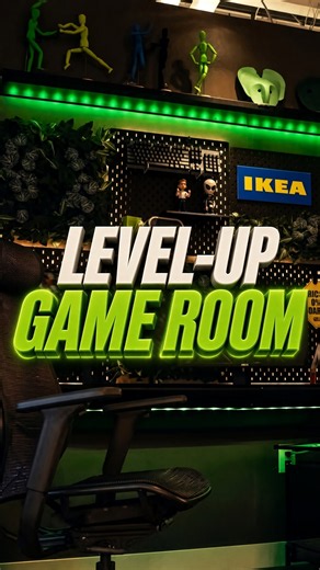 Thank you Ikea for the opportunity to design the Level-Up game room #OpTic #IkeaDesigner #Greenwall