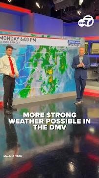 Tracking the latest on severe weather in the DMV