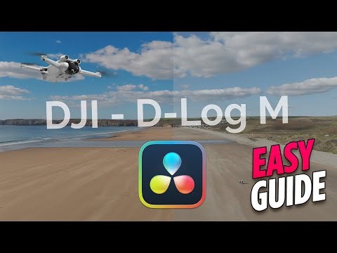 DJI D-Log M Color Grading in DaVinci Resolve