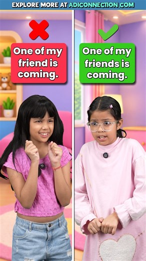 Can Adi Spot Mini’s Mistakes? 👀 | English Conversations for Kids | Adi Connection #shorts
