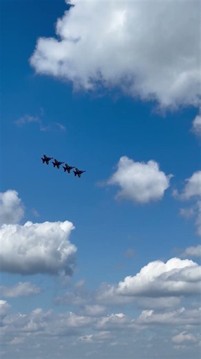 The Blue Angels thundering by over Pensacola Beach! 🇺🇸 ✈️ #airplane #blueangels #travel