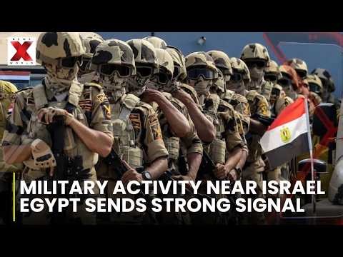 Decoding Egypt: Military Exercises Near Israel? | NewsX World