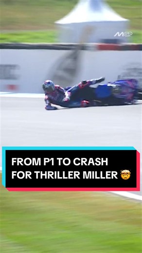 It’s highs and lows in #MotoGP 😱 One second, Jack Miller tops the session at home, the other second he goes down fast 🤯 #AustralianGP 🇦🇺 #MotoGP #JackMiller #SportsOnTikTok