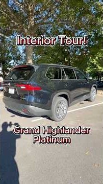 Interior - 2026 Toyota Grand Highlander Platinum! #carreview
