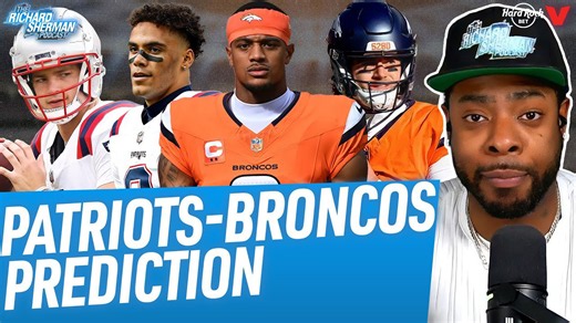 Patriots-Broncos AFC Championship prediction: Jarrett Stidham vs. Drake Maye | Richard Sherman NFL