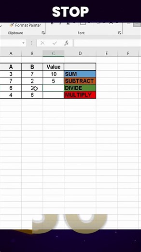 Excel Basics You Need to Know | Addition, Subtraction & Multiplication