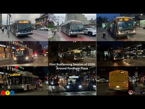 60 FPS 2026: MTA/Bee-Line: First Busfanning Session of 2026 @ Fordham Plaza