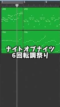 【耳コピ】ナイト・オブ・ナイツ6回転調祭り#耳コピ #ナイトオブナイツ #東方 #音mad #転調