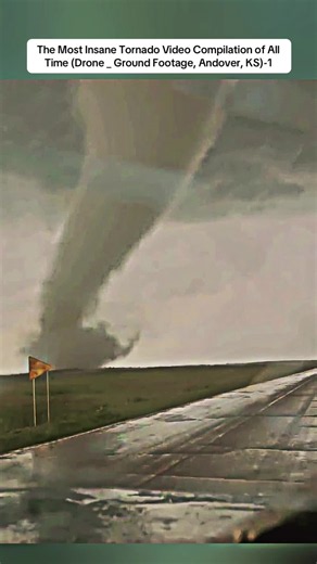 The Most Insane Tornado Video Compilation of All Time (Drone _ Ground Footage, Andover, KS)-1