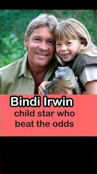 Bindi Irwin, Steve Irwin’s daughter.