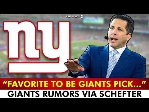 🚨Giants Draft Plans Are CRYSTAL CLEAR After Adam Schefter Report | NY Giants News