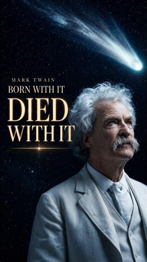 Mark Twain Was Born and Died With Halley's Comet