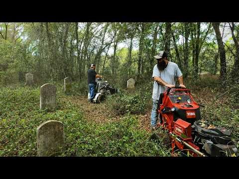 STATE WORKER Tried to STOP Me from cutting Old Trilby Colored Cemetery