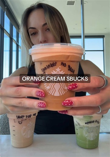 Orange Cream Drinks At Starbucks