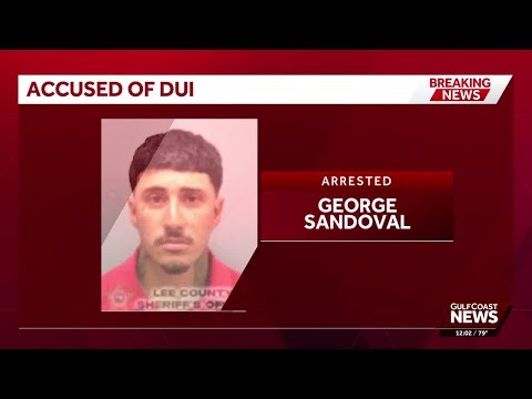 Fort Myers red-light stop links pickup to earlier crash with injury; driver arrested on DUI charge