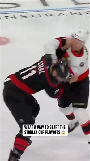 Brady Tkachuk and Jordan Staal Throw Down to Start Game 1 🥊