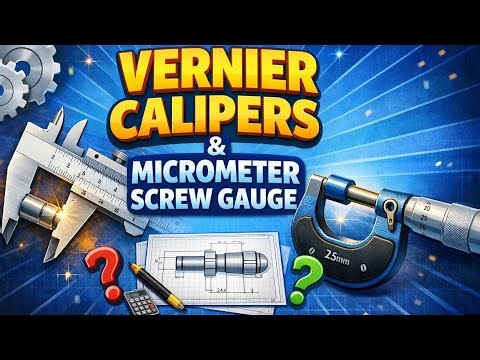 How to read a Vernier Caliper and Micrometer Screw Gauge [Physics]
