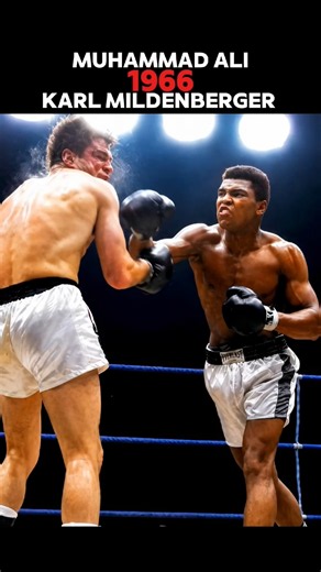 24-Year-Old Muhammad Ali Got Rocked - vs Mildenberger 1966 #boxing #heavyweightboxer #muhammadali
