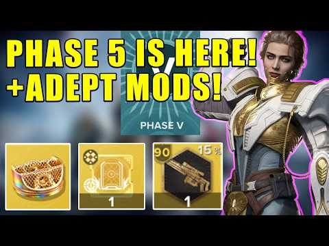 Phase 5 IS HERE! Adept Mods Unlocked, 5 Star Upgrades + MORE!