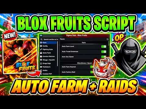 NEW Blox Fruits Script — Auto Farm, Auto Dungeon, Mastery Farm, Fruit Sniper [NO KEY] | Delta Roblox