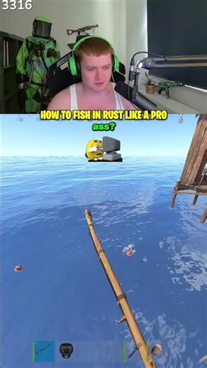 How to FISH in RUST like a PRO 🎣 #oilrats #rust