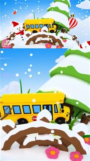 comptine de Noël : les roues de l'autobus