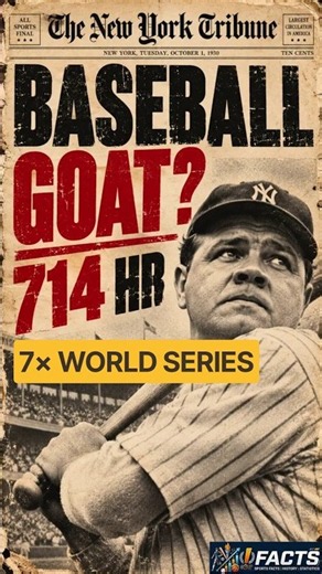 Babe Ruth Was So Dominant He Out-Hit Entire Teams 🤯 #baseball #mlb #yankees #baseballhistory