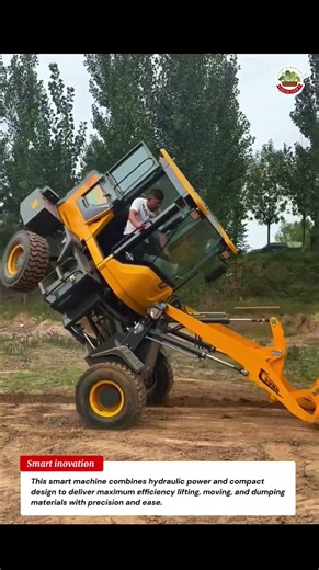 Smart Machine with Hydraulic Power – Compact Loader That Lifts, Tilts & Works Smarter